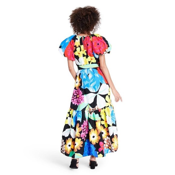 Christopher John Rogers Floral High-Low Dress - Picture 2 of 7